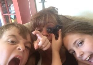 crazy kids on couch